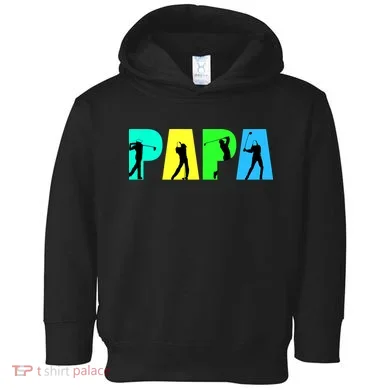 Papa Golfing Toddler Hoodie