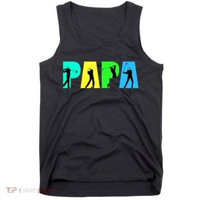Papa Golfing Tank Top