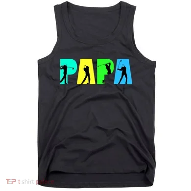 Papa Golfing Tank Top