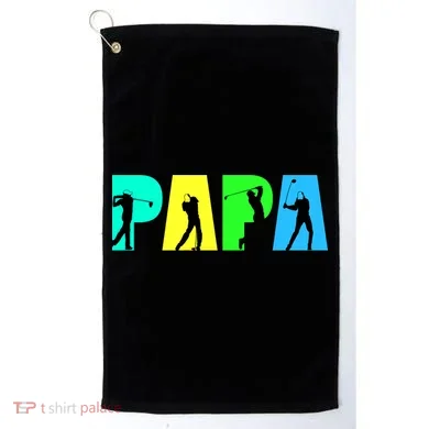 Papa Golfing Golf Towel