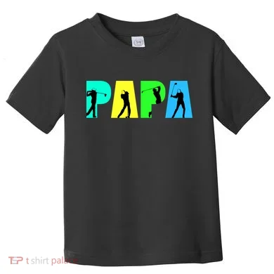 Papa Golfing Toddler T-Shirt