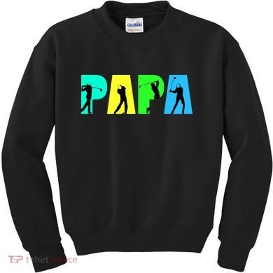 Papa Golfing Kids Sweatshirt