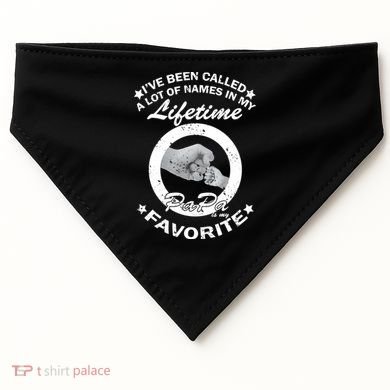 Papa Is My Favorite USA-Made Doggie Bandana