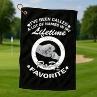 Papa Is My Favorite Golf Towel thumb 1