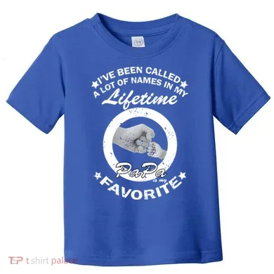 Papa Is My Favorite Toddler T-Shirt