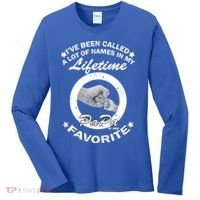 Papa Is My Favorite Women's Long Sleeve Shirt thumb 0
