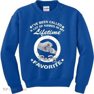 Papa Is My Favorite Kids Sweatshirt
