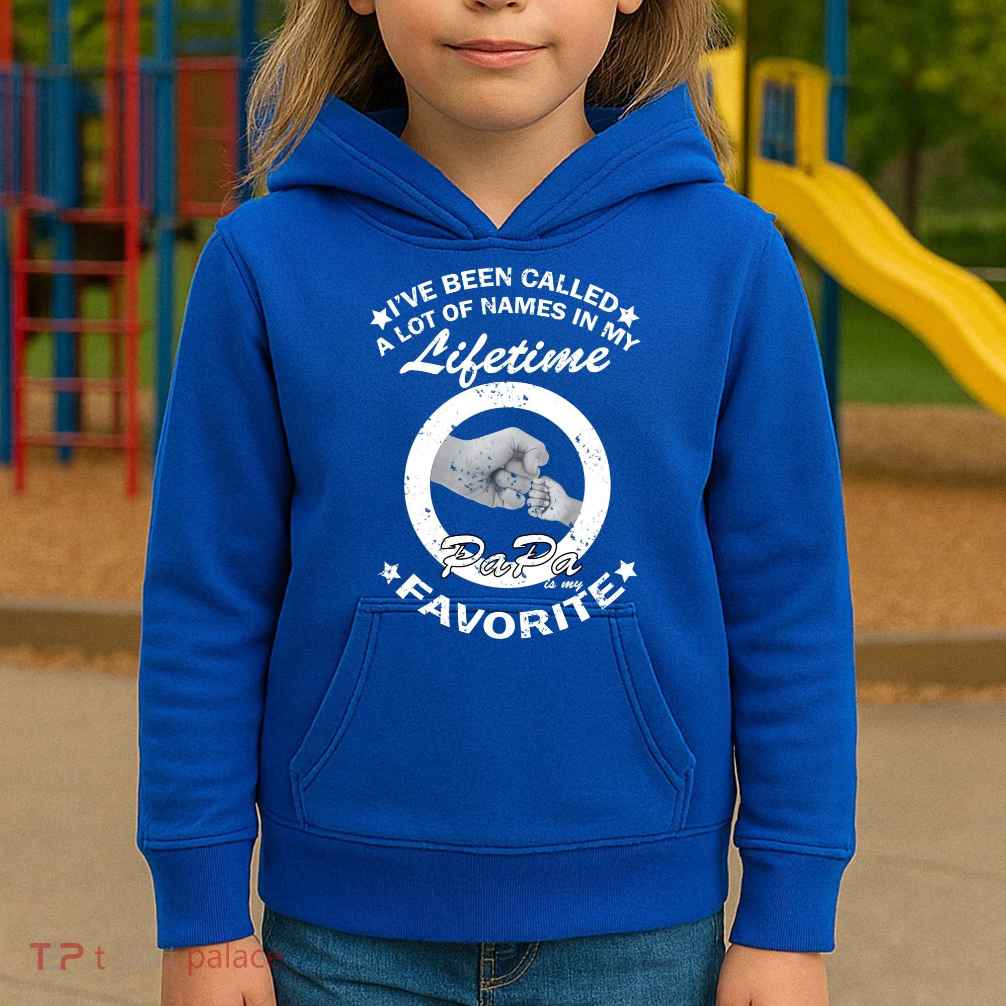Papa Is My Favorite Kids Hoodie