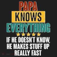 Papa Knows Everything No Matter What Women's Sweatshirt thumb 2