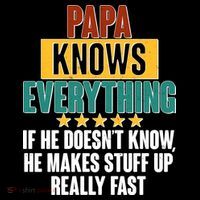 Papa Knows Everything No Matter What Mousepad thumb 1