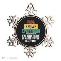 Papa Knows Everything No Matter What Ornament thumb 0