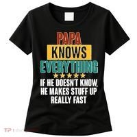 Papa Knows Everything No Matter What Women's T-Shirt thumb 0