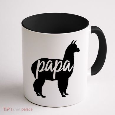 Papa Lama Coffee Mug back