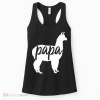 Papa Lama Women's Tank Top thumb 0