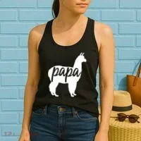 Papa Lama Women's Tank Top thumb 2