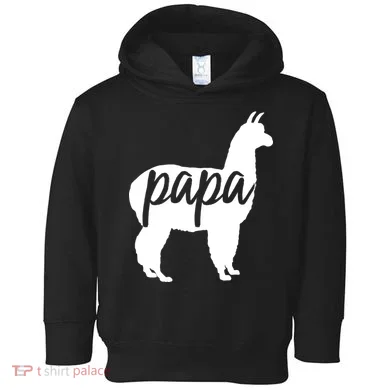 Papa Lama Toddler Hoodie