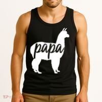 Papa Lama Tank Top thumb 3