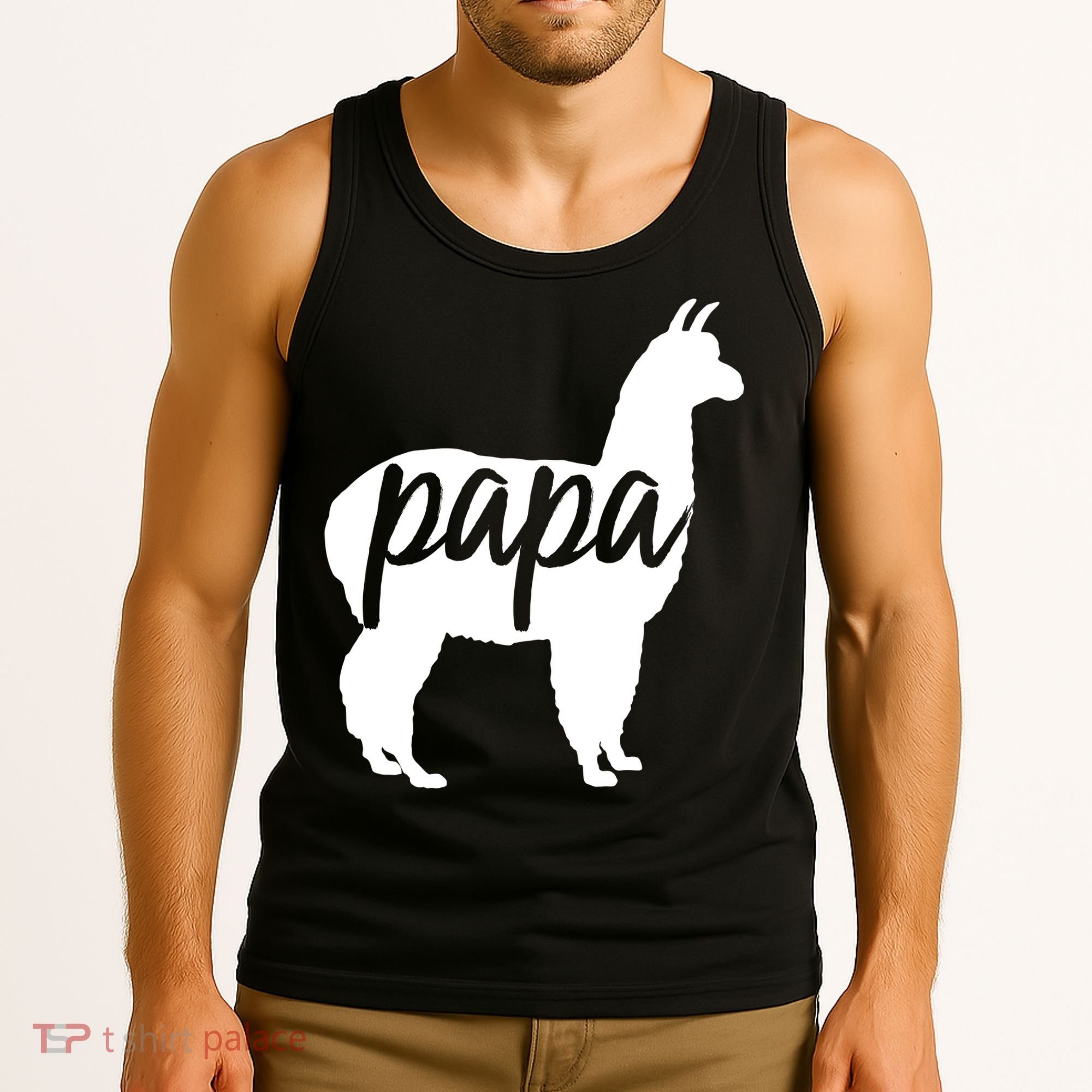 Papa Lama Tank Top