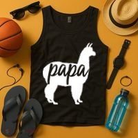 Papa Lama Tank Top thumb 4