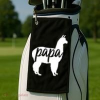 Papa Lama Golf Towel thumb 2
