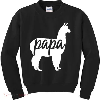 Papa Lama Kids Sweatshirt