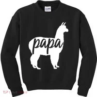 Papa Lama Kids Sweatshirt thumb 0