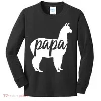 Papa Lama Kids Long Sleeve Shirt thumb 0