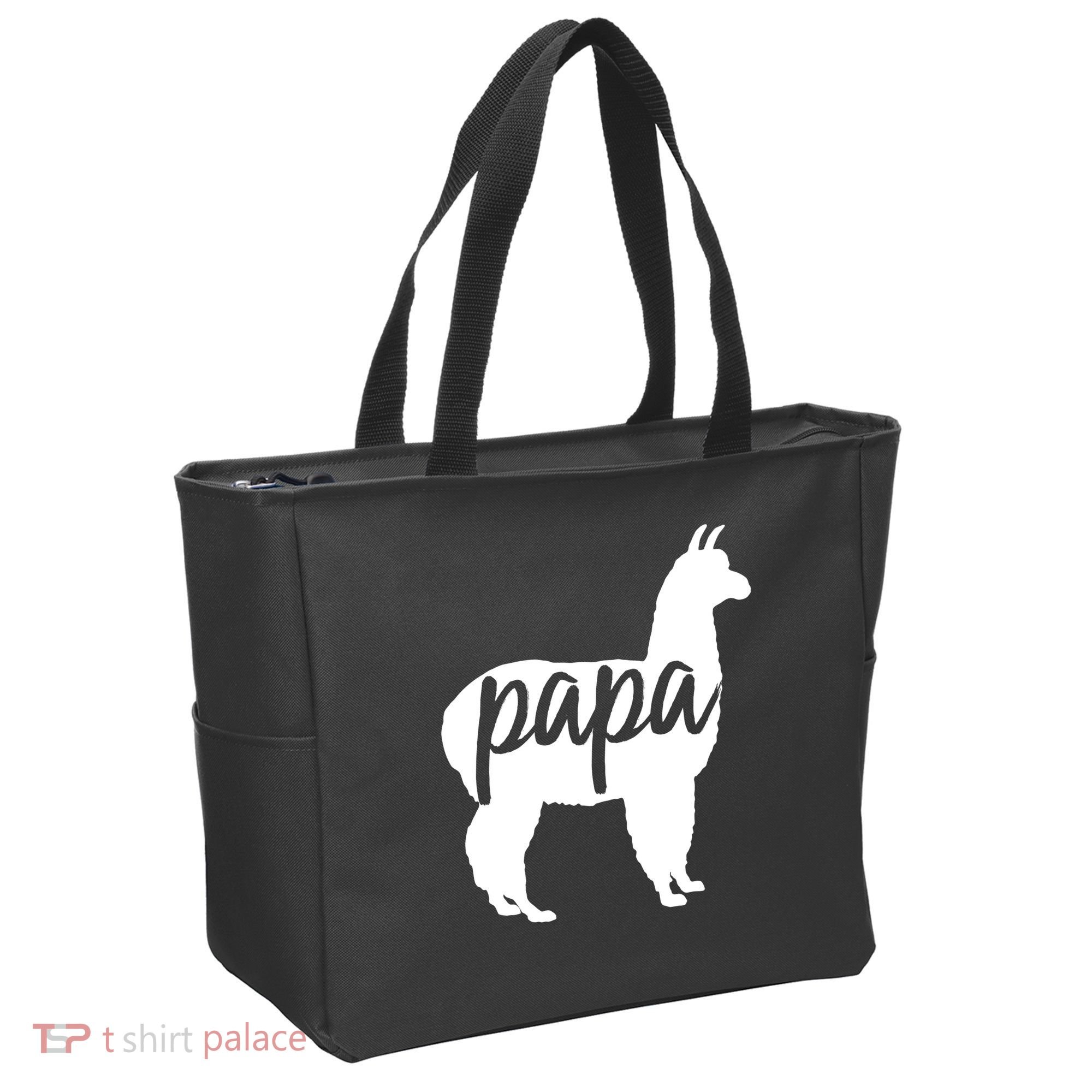Papa Lama Tote Bag