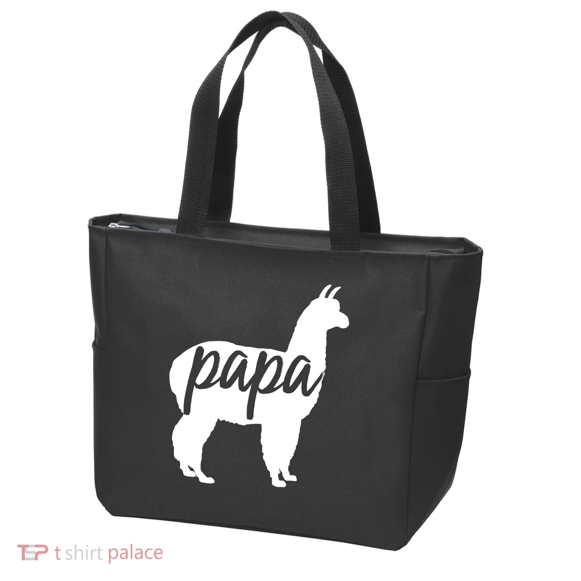 Papa Lama Tote Bag