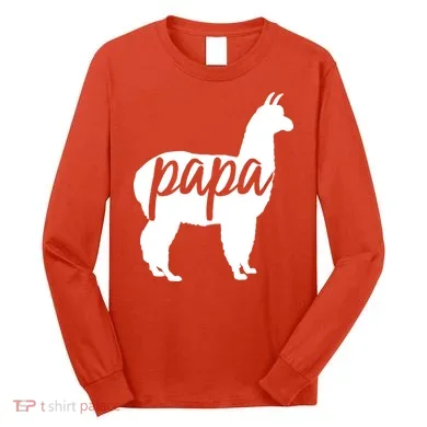 Papa Lama Long Sleeve Shirt