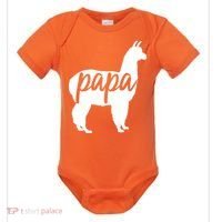 Papa Lama Baby Bodysuit thumb 0