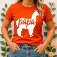 Papa Lama Women's T-Shirt thumb 2
