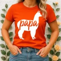 Papa Lama Women's T-Shirt thumb 2