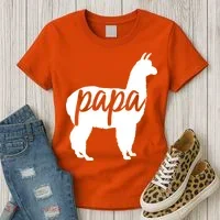 Papa Lama Women's T-Shirt thumb 3