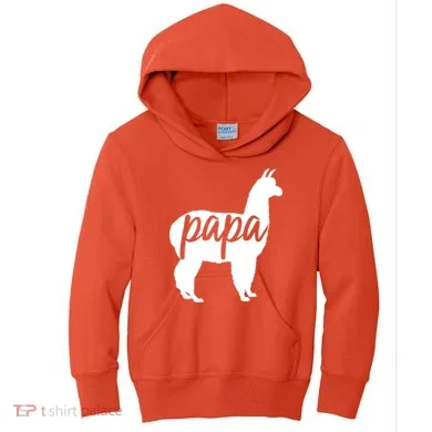 Papa Lama Kids Hoodie