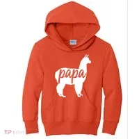 Papa Lama Kids Hoodie thumb 0