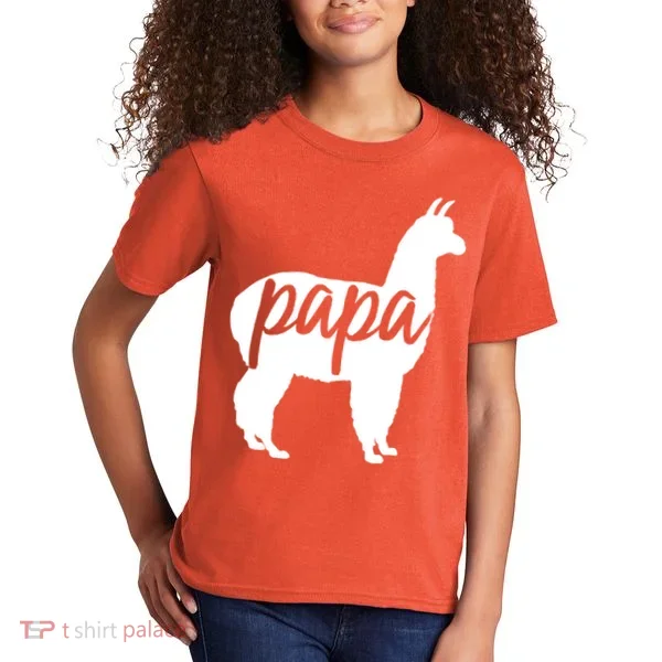 Papa Lama Kids T-Shirt