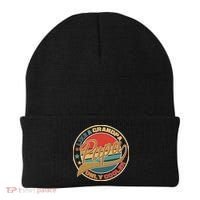 Papa Like A Grandpa Only Cooler Emblem Beanie thumb 0