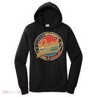 Papa Like A Grandpa Only Cooler Emblem Women's Hoodie thumb 0