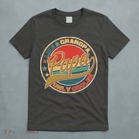 Papa Like A Grandpa Only Cooler Emblem T-Shirt thumb 5