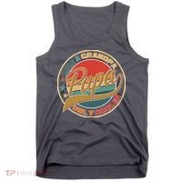 Papa Like A Grandpa Only Cooler Emblem Tank Top thumb 0