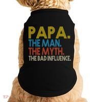 Papa Man Myth The Bad Influence Retro Doggie Tank thumb 0