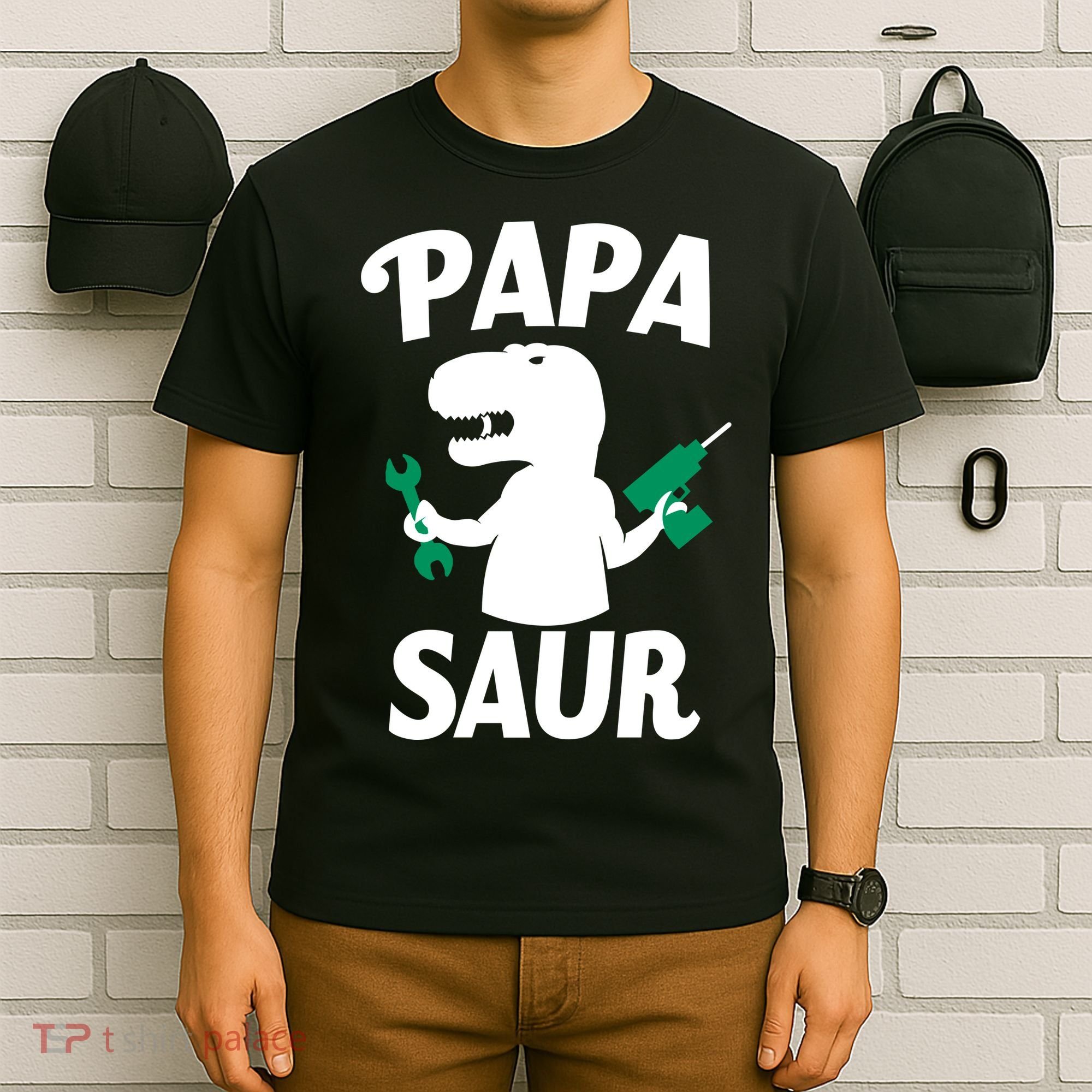 Papa Saur Fix Things T-Shirt