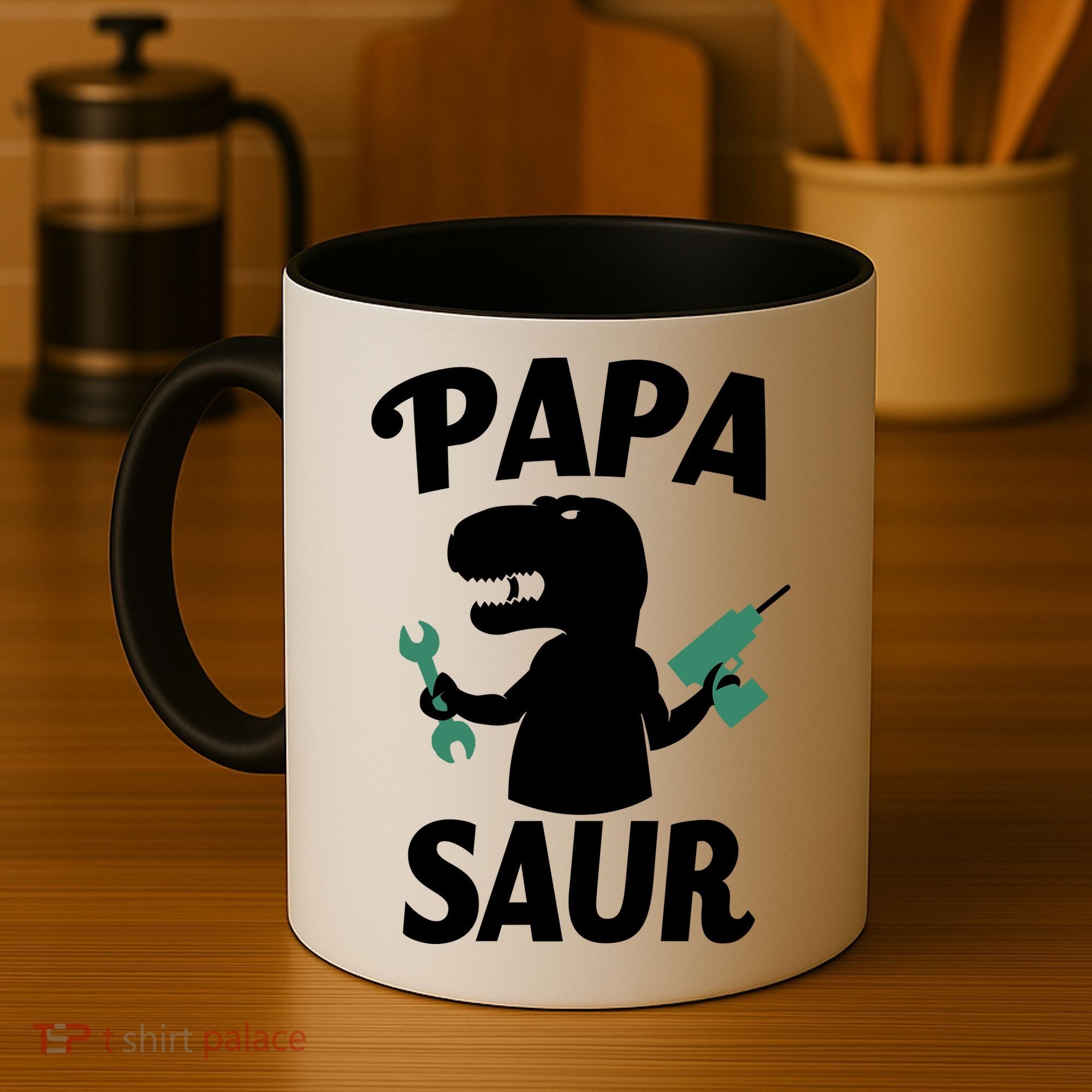Papa Saur Fix Things Coffee Mug