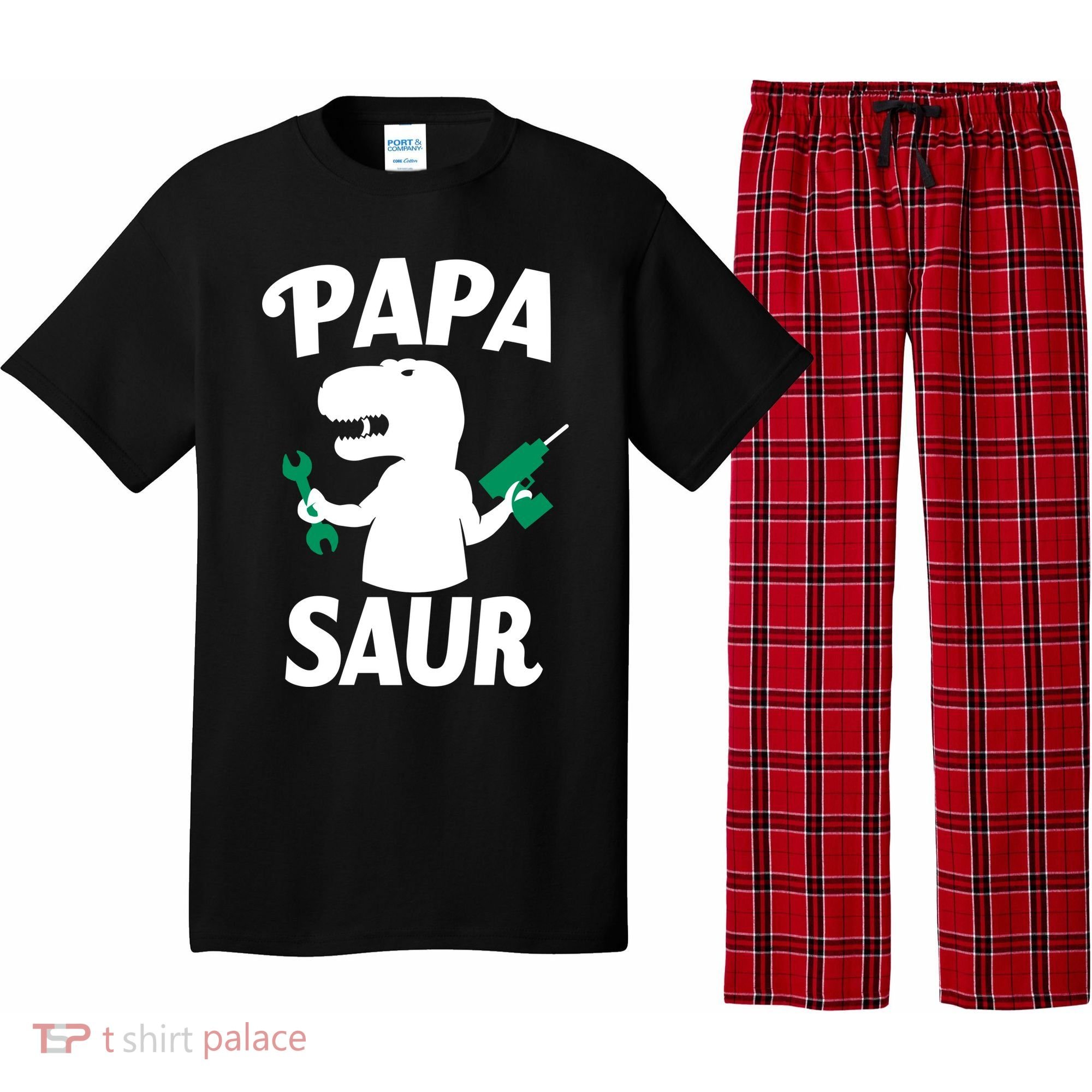 Papa Saur Fix Things Pajama Set