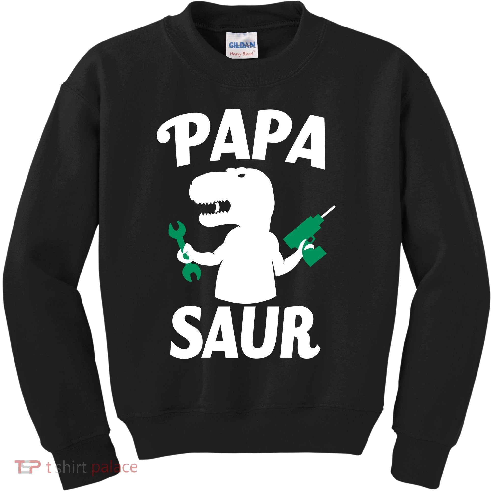 Papa Saur Fix Things Kids Sweatshirt