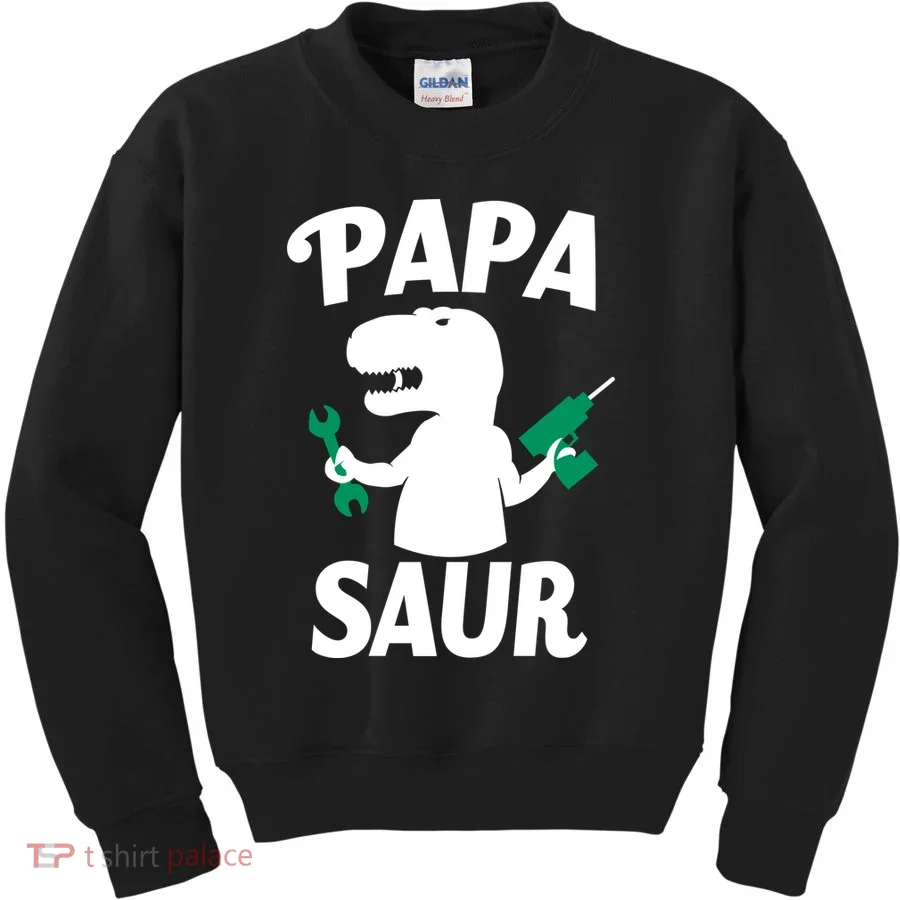 Papa Saur Fix Things Kids Sweatshirt