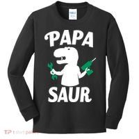 Papa Saur Fix Things Kids Long Sleeve Shirt thumb 0