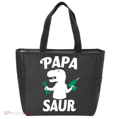 Papa Saur Fix Things Tote Bag
