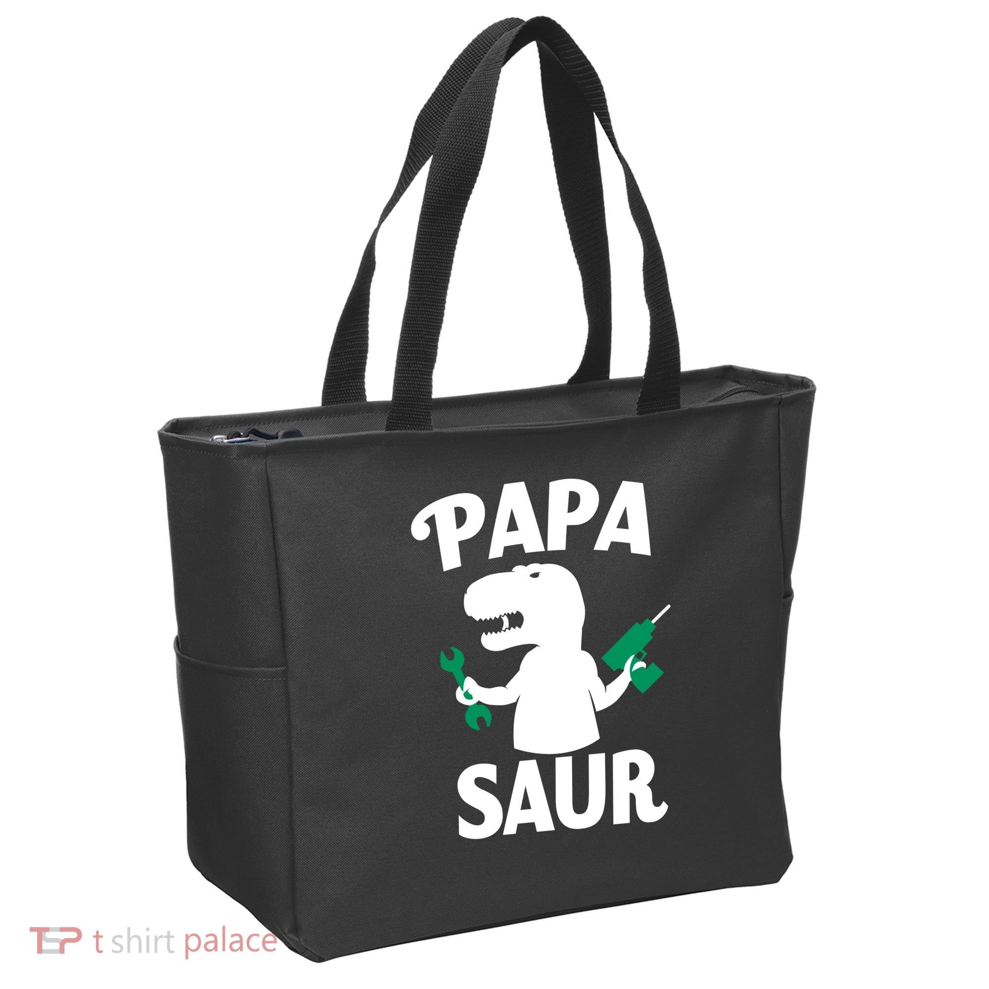 Papa Saur Fix Things Tote Bag